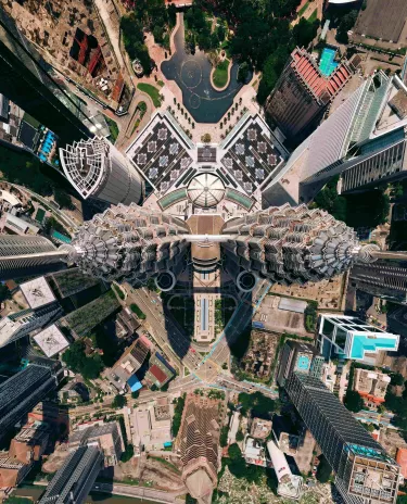 Kuala Lumpur city vue du ciel