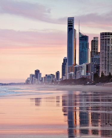 Plage de Gold Coast Brisbane Gold coast Paysage Plage