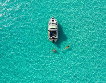 Bateau Ilot Ténia Bateau Eau Turquoise