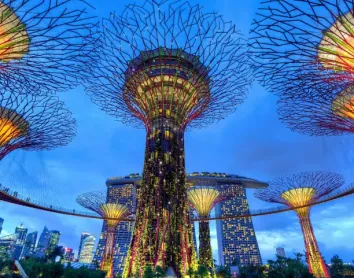 expérience nocturne au Gardens by the Bay